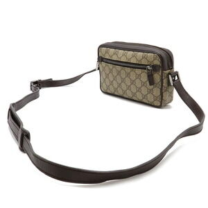 Gucci GG Green Sherry Bag Khaki Beige Supreme Shoulder Plus